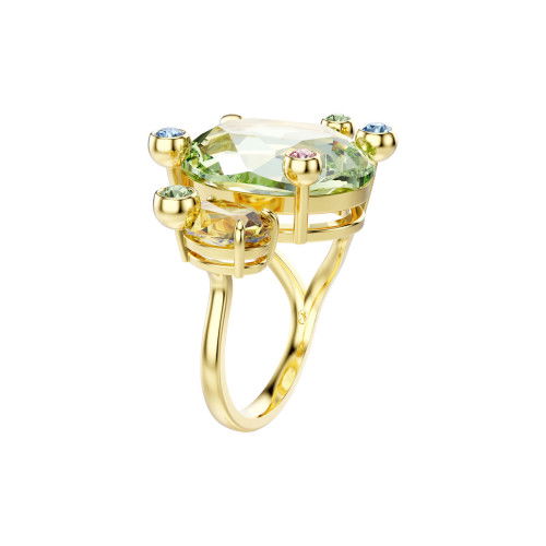 Helen Kirchhofer - Swarovski Gema Offener Ring Verschiedene Schliffe Mehrfarbig Goldlegierungsschicht