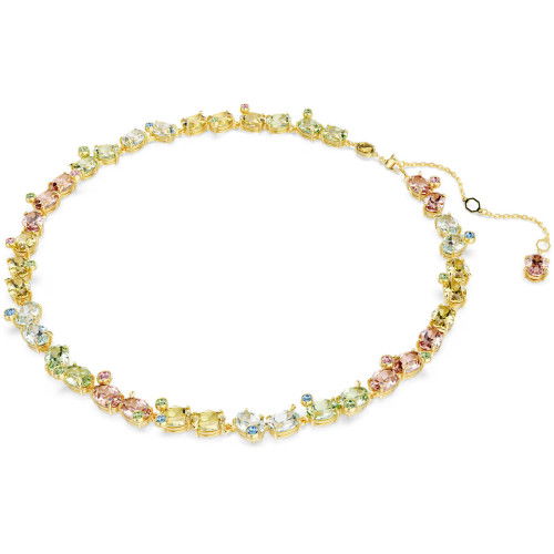 Helen Kirchhofer - Swarovski Gema Tennis Halskette Verschiedene Schliffe Mehrfarbig Goldlegierungsschicht - 5714836