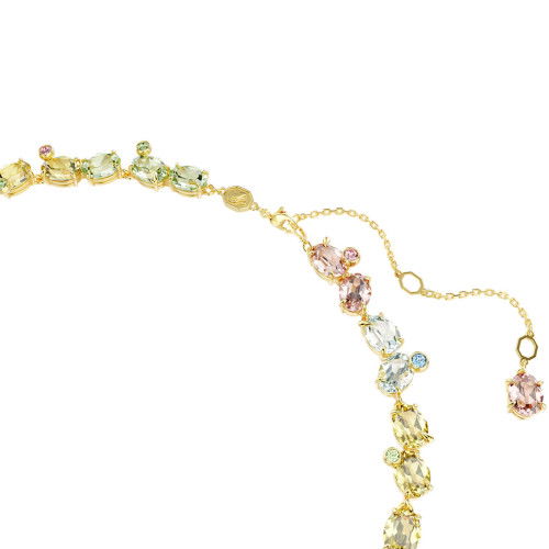 Helen Kirchhofer - Swarovski Gema Tennis Halskette Verschiedene Schliffe Mehrfarbig Goldlegierungsschicht - 5714836