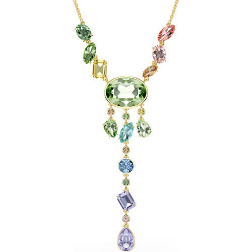 Helen Kirchhofer - Swarovski Gema Y Halskette Verschiedene Schliffe Mehrfarbig Goldlegierungsschicht - 5737451