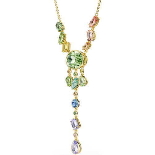 Helen Kirchhofer - Swarovski Gema Y Halskette Verschiedene Schliffe Mehrfarbig Goldlegierungsschicht - 5737451