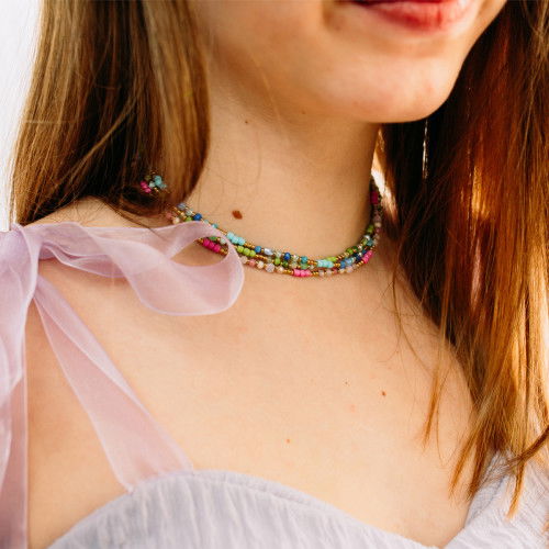 Helen Kirchhofer - Julie Julsen Kids Glasperlen Halskette - GSNTI04GN-K