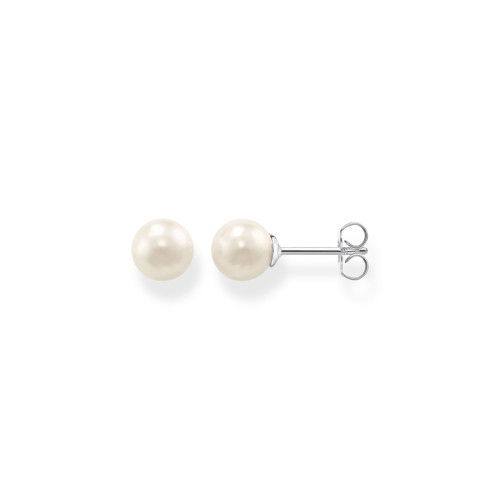 Helen Kirchhofer - Thomas Sabo Ohrstecker Perle Silber - H1430-028-14