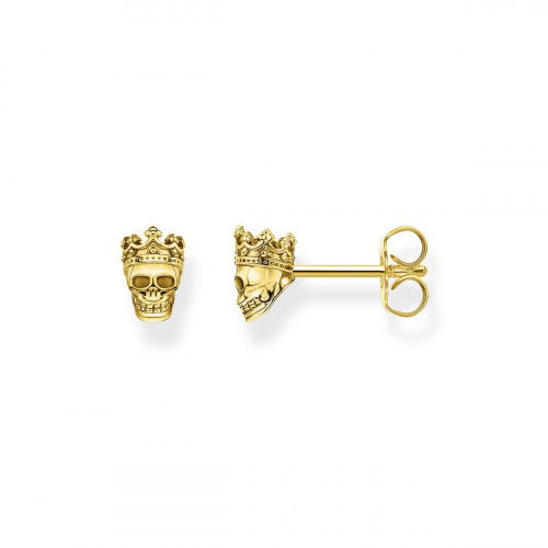 Helen Kirchhofer - Thomas Sabo Ohrstecker Totenkopf König Gold - H2163-413-39
