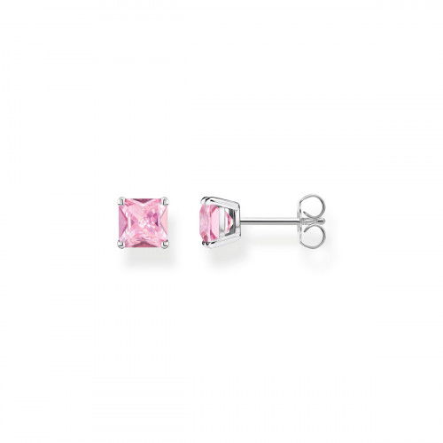Helen Kirchhofer - Thomas Sabo Ohrstecker mit Pinkem Stein Silber - H2174-051-9
