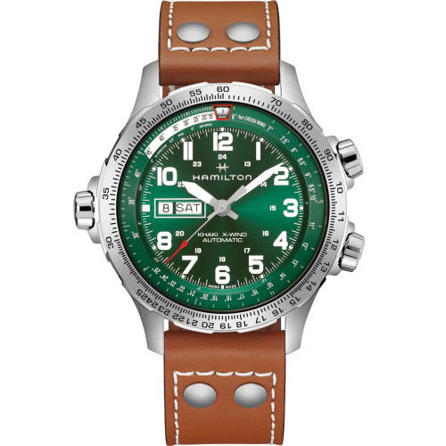 Helen Kirchhofer - Hamilton Khaki Aviation X-Wind Day Date Auto - H77735560