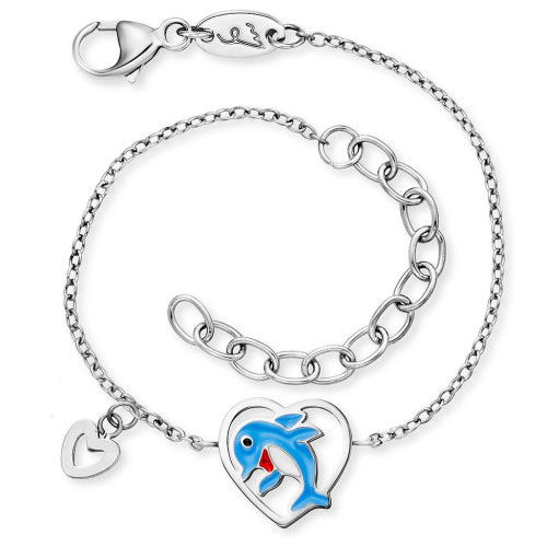 Helen Kirchhofer - Herzengel Armband Delfin - HEBS-DOLPHIN-HEART