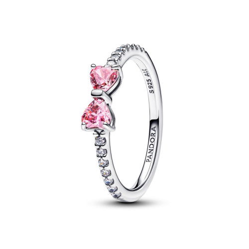 Helen Kirchhofer - Pandora Funkelnde Rosafarbene Schleife Ring - 193510C01