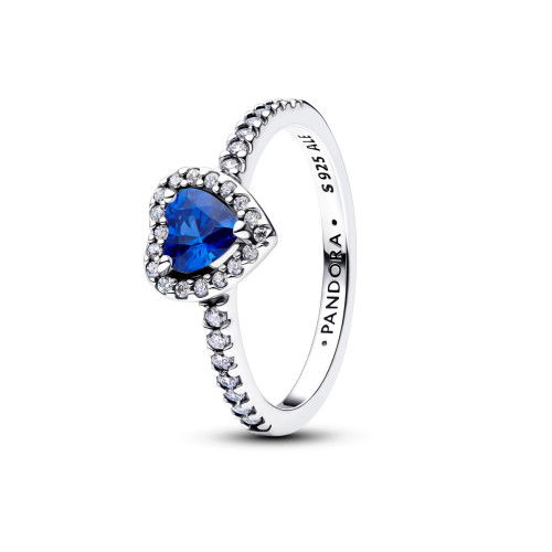 Helen Kirchhofer - Pandora Erhabenes Prinzessinnenblaues Herz Ring - 198421C09