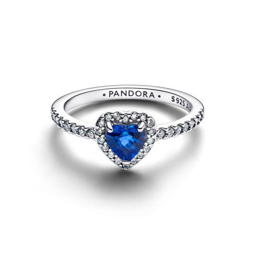 Helen Kirchhofer - Pandora Erhabenes Prinzessinnenblaues Herz Ring - 198421C09