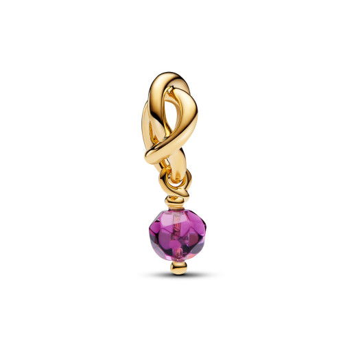 Helen Kirchhofer - Pandora Facettierter violetter Ewigkeitskreis Charm Anhänger - 763462C02