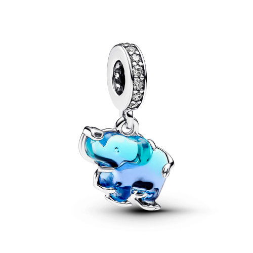 Helen Kirchhofer - Pandora Blauer Murano Glas Elefanten Charm Anhänger - 793339C01