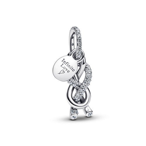 Helen Kirchhofer - Pandora Pavé Unendlichkeitsknoten Charm Anhänger - 793780C01