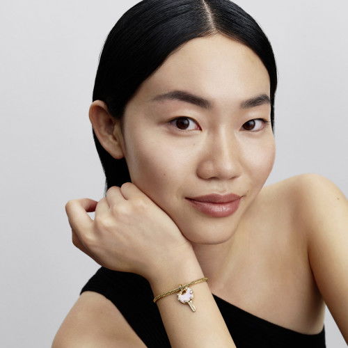 Helen Kirchhofer - Pandora Schillernder rosafarbener Liebesschlüssel Grosser Charm Anhänger - 764349C01