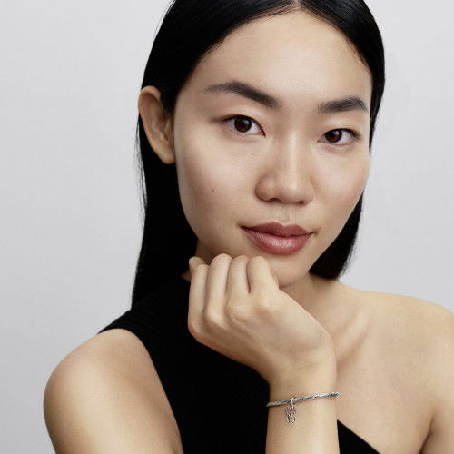 Helen Kirchhofer - Pandora Verbundene Herzen & Rote Steine Charm Anhänger - 794435C01