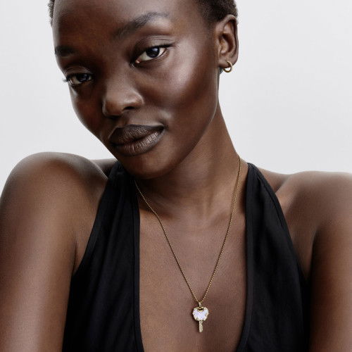 Helen Kirchhofer - Pandora Schillernder rosafarbener Liebesschlüssel Grosser Charm Anhänger - 764349C01