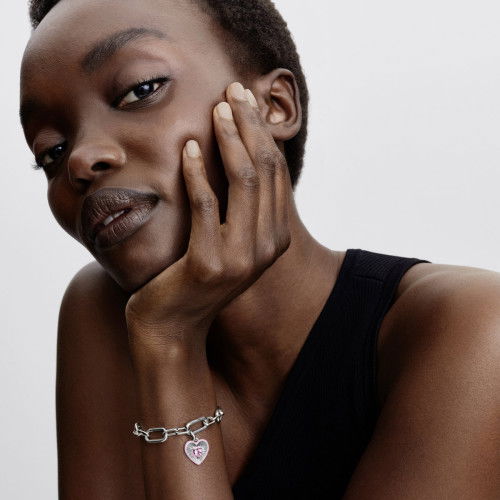 Helen Kirchhofer - Pandora ME Strahlendes Rosafarbenes Herz Medaillon Charm - 794409C01