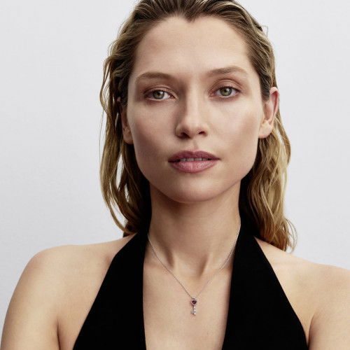 Helen Kirchhofer - Pandora Erhabenes Herz Schlüssel Halskette - 394392C01-45