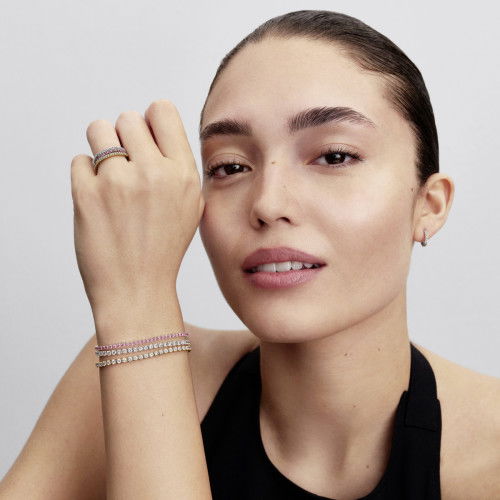 Helen Kirchhofer - Pandora Rosafarbenes Kleines Tennisarmband - 593927C02