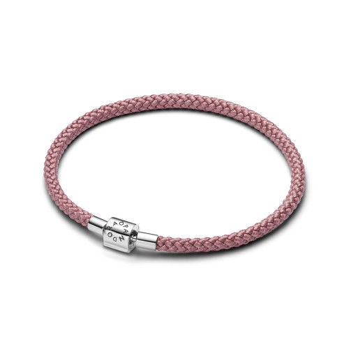 Helen Kirchhofer - Pandora Schimmerndes Rosafarbenes Kordel Armband - 594530C01