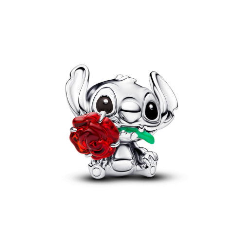 Helen Kirchhofer - Pandora Disney Stitch Rose Murano Glas Charm - 794378C01