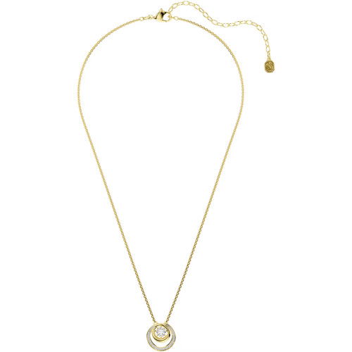 Helen Kirchhofer - Swarovski Hyperbola Halskette Rundschliff Weiss Goldlegierungsschicht - 5738248