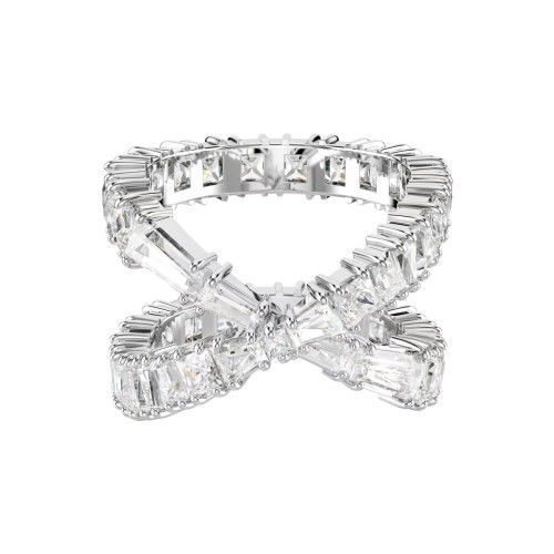 Helen Kirchhofer - Swarovski Hyperbola Ring Unendlichkeit Weiss Silberfarbenes Finish