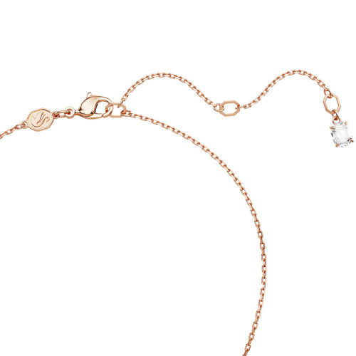Helen Kirchhofer - Swarovski Idyllia Halskette Glücksklee Weiss Roségold Legierungsschicht - 5674211