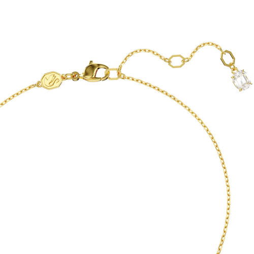 Helen Kirchhofer - Swarovski Idyllia Halskette Oktagon Schliff Kristallperlen Herz Rosa Goldlegierungsschicht - 5680784