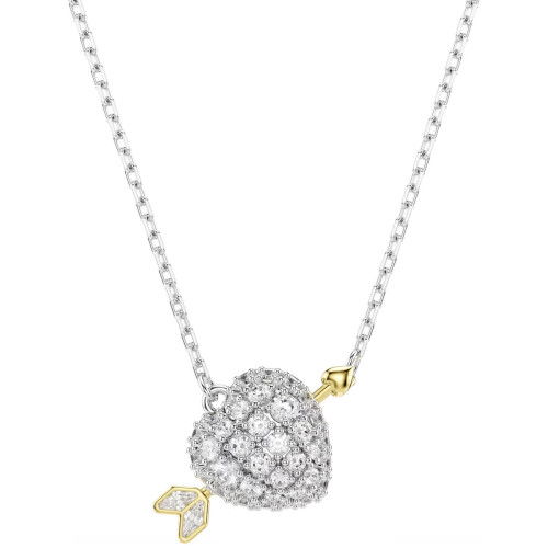 Helen Kirchhofer - Swarovski Idyllia Halskette Verschiedene Schliffe Herz mit Pfeil Weiss Metallmix - 5737291