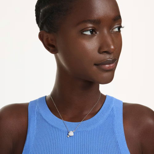 Helen Kirchhofer - Swarovski Idyllia Halskette Verschiedene Schliffe Herz mit Pfeil Weiss Metallmix - 5737291