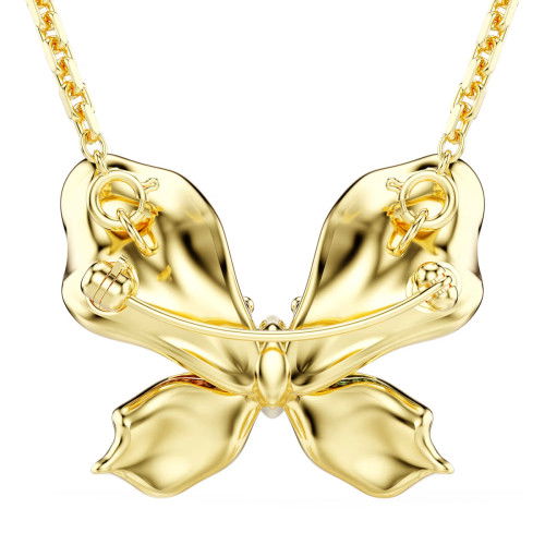 Helen Kirchhofer - Swarovski Idyllia Halskette und Brosche Verschiedene Schliffe Pavé Schmetterling Mehrfarbig Metallmix - 5709951