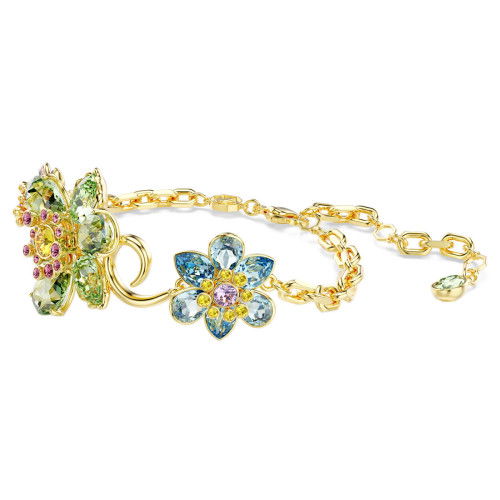 Helen Kirchhofer - Swarovski Idyllia Armband Verschiedene Schliffe Blume Mehrfarbig Goldlegierungsschicht - 5717156