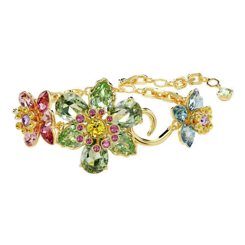 Helen Kirchhofer - Swarovski Idyllia Armband Verschiedene Schliffe Blume Mehrfarbig Goldlegierungsschicht - 5717156