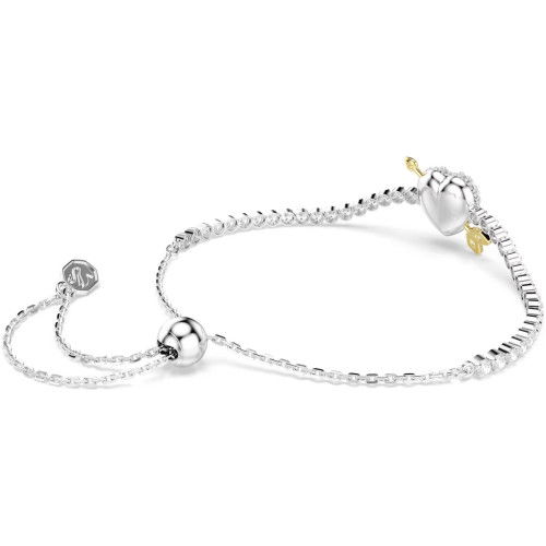 Helen Kirchhofer - Swarovski Idyllia Armband Verschiedene Schliffe Herz mit Pfeil Weiss Rhodiniert - 5742022