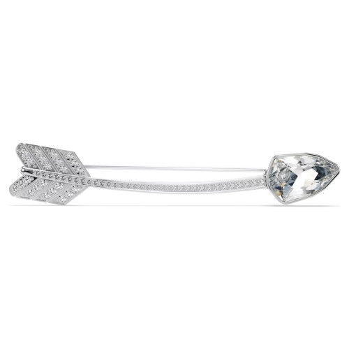 Helen Kirchhofer - Swarovski Idyllia Brosche Verschiedene Schliffe Pfeil Weiss Rhodiniert - 5742952