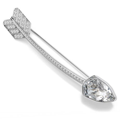 Helen Kirchhofer - Swarovski Idyllia Brosche Verschiedene Schliffe Pfeil Weiss Rhodiniert - 5742952