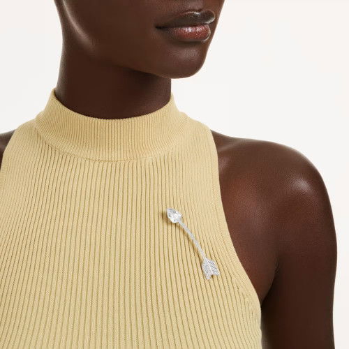 Helen Kirchhofer - Swarovski Idyllia Brosche Verschiedene Schliffe Pfeil Weiss Rhodiniert - 5742952