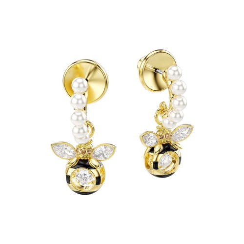 Helen Kirchhofer - Swarovski Idyllia Drop Ohrhänger Kristallperle Verschiedene Schliffe Biene Mehrfarbig Goldlegierungsschicht - 5742678