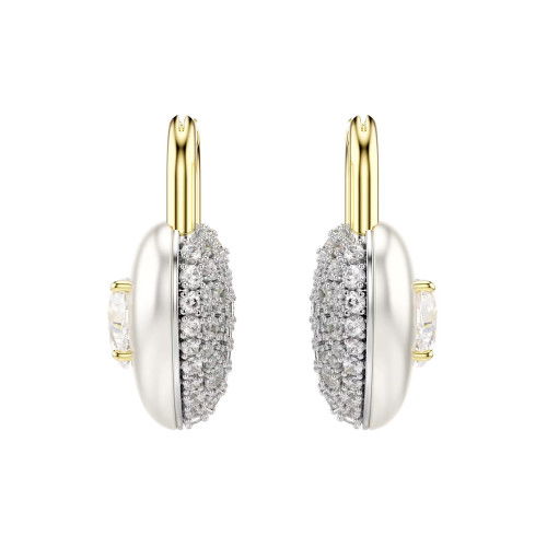 Helen Kirchhofer - Swarovski Idyllia Drop Ohrhänger Verschiedene Schliffe Herz Weiss Goldlegierungsschicht - 5737297