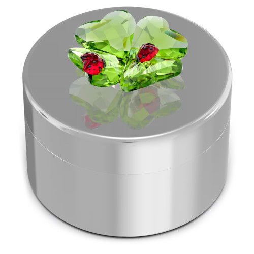 Helen Kirchhofer - Swarovski Idyllia Glücksklee und Marienkäfer Dekorative Box - 5692961