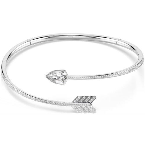 Helen Kirchhofer - Swarovski Idyllia Halsband Verschiedene Schliffe Pfeil Weiss Rhodiniert