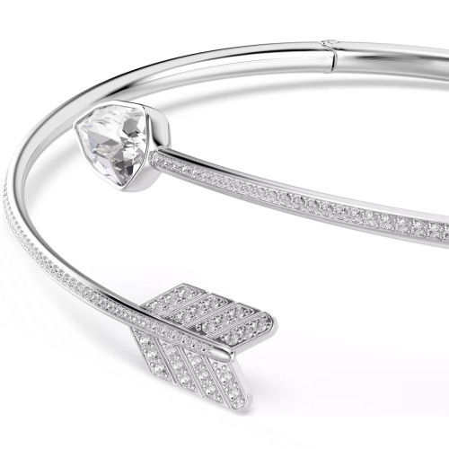 Helen Kirchhofer - Swarovski Idyllia Halsband Verschiedene Schliffe Pfeil Weiss Rhodiniert