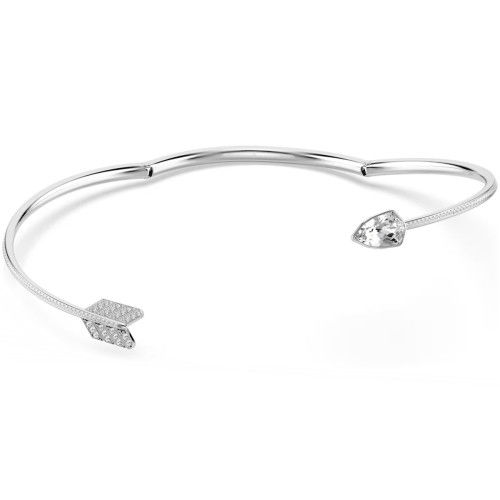 Helen Kirchhofer - Swarovski Idyllia Halsband Verschiedene Schliffe Pfeil Weiss Rhodiniert