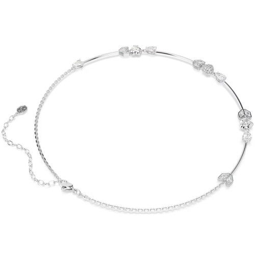 Helen Kirchhofer - Swarovski Idyllia Halskette Herz mit Pfeil Weiss Rhodiniert - 5743411