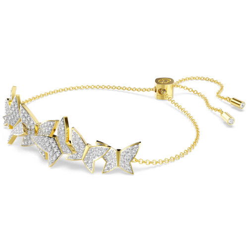 Helen Kirchhofer - Swarovski Idyllia Lilia Armband Schmetterling Weiss Goldlegierungsschicht - 5736072