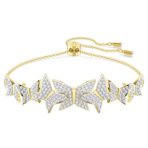 Helen Kirchhofer - Swarovski Idyllia Lilia Armband Schmetterling Weiss Goldlegierungsschicht - 5736072
