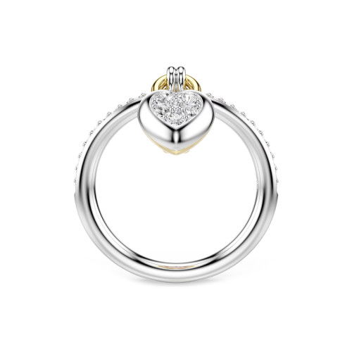 Helen Kirchhofer - Swarovski Idyllia Motiv Ring Verschiedene Schliffe Herz Rosa Metallmix