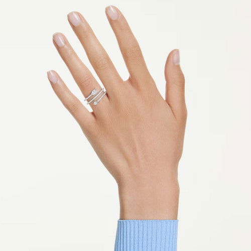 Helen Kirchhofer - Swarovski Idyllia Motiv Ring Verschiedene Schliffe Pfeil Weiss Rhodiniert