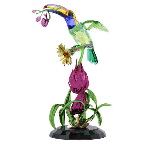 Helen Kirchhofer - Swarovski Idyllia Tukan und Drachenfrucht Totem Limited Edition - 5688469